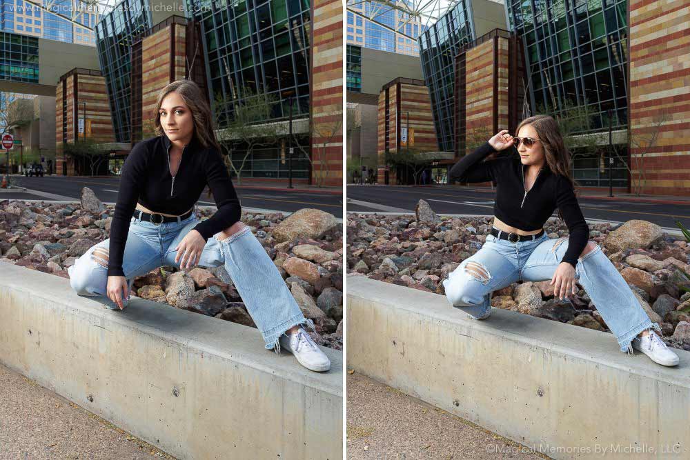 Downtown Phoenix College Senior Pictures
