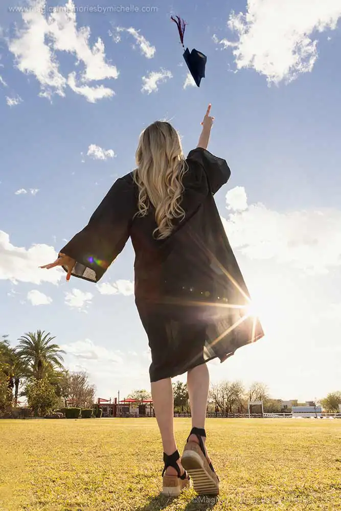 Creative Cap & Gown Photos